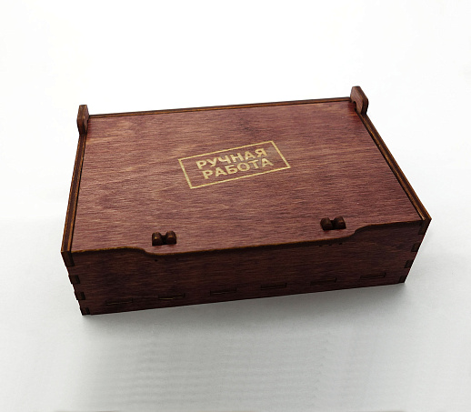 Кожаная визитница "Герб РФ". Златоуст